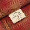 SHENGBEIDZ Etichette Fatte A Mano, Marchio Personalizzato, Logo Personalizzato, Etichette Da Cucire, 100% Cotone, Articoli Da Cucire, Con Amore, 25 Mm X 50 Mm(25x50mm)
