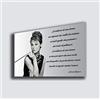 Printerland Quadro moderno AUDREY HEPBURN - STAMPA SU TELA Quadri Moderni Arte Cucina Soggiorno Camera da letto Design Arredo Arredamento Casa printerland.it (30x50 cm)