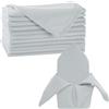 Trimming Shop Tovaglioli di Stoffa Tovaglioli da Tavolo da Pranzo, 50,8 x 50,8 cm, Lavabili e riutilizzabili, in Cotone Poliestere, per Matrimoni, Banchetti, casa, Hotel, Argento, 10 Pezzi