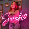 JEMESI Insegna Neon Personalizzata con Nome, Luce Neon LED Personalizzabile, Scritta Neon su Misura, Insegna Luminosa LED da Parete per Camera, Matrimonio, Compleanno, Bar, Negozio, Regalo