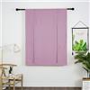 SIMPVALE Tende corte oscuranti romane con legacci, isolamento termico, tenda oscurante con tasca per asta e funzione di tenda a rullo per camera da letto, soggiorno, cucina (lilla, 80 x 120 cm)
