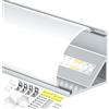 Shine Plus 10x Profili Angolari da 2 METRI per Strisce Led, profilo alluminio per strisce, Profili Compatibili 10mm, Dimensioni 15x15mm, Canalina per Striscia Led Inclusa (10 pezzi x 2 metri)