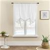 SIMPVALE Tenda a Pacchetto Bianco 60x120cm 1 Pezzo - Tenda Romana | Tende per Interni Leggere ed Eleganti, Tende Semitrasparenti con Protezione della Privacy per Camera da Letto e Salotto