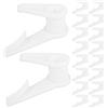 VICASKY Clip per Lampada da Soffitto Supporto Stabile e Resistenza alla Deformazione in Plastica Bianca 30 Pezzi Accessori Eleganti per Montaggio Lampade a Plafoniera