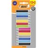 BIC - Set di 14 mini accendini assortiti