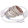 XUNATA 220V Dimmerabile Strisce LED con Interruttore Dimmer, 3 Metri (SMD 5050 60LED/m) Impermeabile e Flessibile Striscia a LED per Scaletta Tetto Cavi da Cucina Decorazione- Bianco Caldo