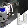 ASHATA Lampada a Collo D'Oca funzionante, Lampada a LED per Macchina da Cucire, con Spina e Forte Magnete, per Illuminazione Brillante e Protezione degli Occhi.