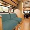 SYLC Carovana Copricuscino Per Divano, Jacquard Copricuscino Divano Per Roulotte Con 2 Cinghie, Fodere Per Cuscini Per RV Auto Panchina (Lake Green,W 55-85 cm, D 25-45 cm)