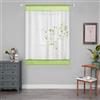 SIMPVALE 1 Pezzo Tende a Pacchetto, Verde 80x100cm Tenda Romana | Tenda per Interni Ricamate, Filtranti la Luce Naturale, Leggere ed Eleganti, Tende Trasparenti per Camera da Letto e Salotto