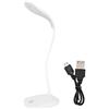 Pilipane Lampada da scrivania a LED pieghevole con ricarica USB, dimmerabile, con interruttore touch, lampada da lettura notturna per casa, ufficio, comodino, lampada da scrivania, ricarica USB, lampada da