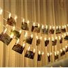 Chrasy LED Foto Clip Stringa Illuminazione Luci della Stringa Decorazioni a Batteria 2.2Meter 20 Foto LED Clip Luci della Stringa per Giardini Casa Matrimonio Festa di Natale Compleanno