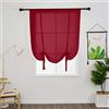 SIMPVALE Tenda a Pacchetto Vino Rosso 60 x 120cm 1 Pezzo per Cucina