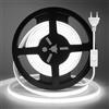 Wisada COB Led Strip Light, 240 LED/M Striscia luminosa al neon con interruttore, 220V Flex Neon LED Strip, Cuttable LED Neon Rope Light per la decorazione interna (Bianco (6000-6500K), 1M)