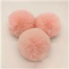 BrightGlow - Pompon in pelliccia sintetica, 8 cm, morbidi pompon per il fai da te, grandi pompon in pelliccia sintetica, palle pon pon per cappelli, berretti e borse, rosa coreano, 10 pezzi