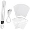Kit di 47 pezzi per appiattire le carte, fogli termici per carte sportive, set