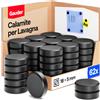 GAUDER Calamite per Lavagna Frigorifero & Ufficio Magneti Rotondi Potenti Magneti Neri
