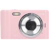 Generic Fotocamera per Bambini, Videocamera Digitale Ricaricabile da 44 MP con Cinturino da 700 MAh per Ragazzi e Ragazze (Roseo)