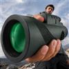 Generic Monocolo per escursioni, bird watching, compatto, antiscivolo, strumento da campeggio 10x40
