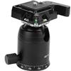 Lazmin112 Testa a Sfera per Treppiede per Fotocamera, Testa a Sfera Roante per Panoramiche Riprese a 360 Gradi, Con Vite da 1/4 DI Pollice e Foro per Vite da 3/8 DI Pollice, CompatiBile Con
