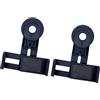 jojofuny Clip per Telescopio per Smartphone, 42,5mm, Plastico Nero, 2 Pezzi | Supporto per Binocolo e Cannocchiali, Portatile e Facile da Trasportare, per Osservazione Fauna e Concerti