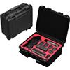 VBESTLIFE Custodia da Trasporto Dura per 4 Pro Fly More Combo, Adatta Al Telecomando RC 2/RC Pro 2, Fino a 9 Batterie, Hub di Caricabatterie