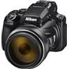 Nikon Coolpix P1100 fotocamera bridge, compatta, zoom ottico 125x, Nital | CMOS 16 MP, video 4K UHD, stabilizzazione ottica VR, LCD articolato 3.2, nero, 4 anni estensione garanzia Nital