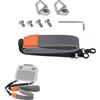 CERFFOOL Cinghia da collo regolabile per DJI RC 2 1/RC Pro 2 1/RC Plus 2 1 in pelle PU cordino girocollo con fibbia per DJI Mavic 4 Pro/Air 3S/Neo/Matrice 4 Drone Telecomando con schermo accessorio