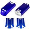 WRAPGRADE adesivi compatibili con DJI NEO Set di 2 batterie (Stratosphere Blue)