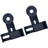 iplusmile Clip Telefono Telescopio 42, 5mm Plastico Nero 2 Pezzi | Supporto per Monoculare, Fissaggio per Foto su Telefono, Portatile per Pesca e Golf