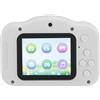 Zunate Fotocamere Digitali, Fotocamera HD 1080P, Fotocamera Digitale Punta e Scatta da 40 MP con Zoom 8X, Fotocamera Compatta per Registrazione Video con Schermo da 2 Pollici, per (WHITE)