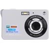 Sxhlseller Fotocamera Digitale 4K per Fotografia, Videocamera Zoom 8X 48MP Antivibrazione con 20 Filtri, Schermo da 2,7 Pollici Fotocamera da Viaggio Portatile Ricaricabile per Selfie
