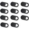GENERIC Copertura per webcam (11 pezzi, 0,069 cm, ultra sottile, per la privacy, per laptop, desktop, PC, MacBook Pro, iMac, Mac mini, smartphone, forte adesivo, 3 bianchi e 4 neri, per proteggere la tua