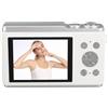 Annadue Fotocamera Digitale 4K, Fotocamera per Vlogging con Messa a Fuoco Automatica da 50 MP con Flash Zoom Digitale 16X, Fotocamera Compatta Anti-Vibrazione con Schermo da 2,8 Pollici