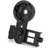 KOMBIUDA Adattatore Fotocamera per Telescopio per Smartphone Nero Plastico | Binocolo e Monoculare, Apertura 26, 4-46, 4mm, Compatibile Telefoni 55-98mm Stile Casuale