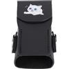 Diyeeni Chiusura Magnetica, Modello di Cartoni Animati, Custodia Protettiva per Protezione della Fotocamera a Rilascio Rapido, con in Pelle in Microfibra, Chiusura Magnetica (BLACK)