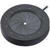 INTCHE Modulo diaframma a iride manuale da 1,2‑18 mm, apertura ottica regolabile a 14 lame for esperimenti ottici del telescopio della fotocamera del microscopio