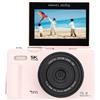 Topiky Fotocamera Digitale 5k per Fotografia, Fotocamere Vlogging da 75 MP per YouTube, Schermo a Fogli Mobili da 3,0 Pollici a 180 ° con Zoom Digitale 18x, Autofocus, Condivisione