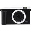 YUEHISY Fotocamera Digitale 4K, Punto 1080p 48mp e Fotocamera da Tiro, Camma Vlogging con 15x Zoom Ottico e Flash LED, Trasferimento WiFi, per Bambini Adulti Principianti (BLACK)