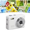 Annadue Fotocamera Digitale per Fotografia, Telecamera per Pollice CCD HD 1080p retrò con Schermata di Visualizzazione Colorata, Fotocamera Compatta Angolo di Lente a 160 ° per Scattare