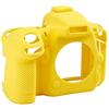 Market&YCY Custodia protettiva in silicone per fotocamera protettiva della fotocamera professionale, Per Nikon D500 - Giallo