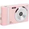 VBESTLIFE Fotocamera Digitale, Fotocamera per Bambini HD 1080P con Zoom 16X Antivibrazione, Fotocamera Compatta Punta e Scatta Portatile da 48 MP per Studenti Bambini Ragazze Adolescenti