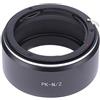 Hersmay PK-NIKKOR Z - Adattatore di montaggio per obiettivo compatibile con Pentax SLR per Nikon Z Mount Z5 Z6 Z7 Z50 Mirrorless fotocamera corpo