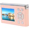 Elprico Fotocamera Digitale, Fotocamera per Bambini da 2,2 Videocamera 1080P 50MP con Batteria da 600mAh, Fotocamera Portatile Compatta con Messa a Fuoco Automatica di Compleanno