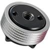 NRVTRE Accessorio per fotocamera Adattatore per slitta, TitaniumColor | Dimensioni 3 cm / 1, 18 pollici per la costruzione impianti perforazione, base accessoria in lega alluminio