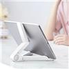 Generic Supporto da tavolo per tablet portatile regolabile, supporto antiscivolo per treppiede, compatibilità universale con iPhone, iPad mini e Air, soluzione di visualizzazione stabile a mani libere