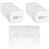 WRAPGRADE adesivi compatibili con le 2 batterie del DJI Mavic 4 Pro (Racing White)