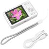 CHICIRIS Fotocamera Digitale da 12 MP 1080p, Schermata TFT da 2, 4 Pollici 16x Zoom Focus Tocket Digital Camera per Student Vlog (SILVER