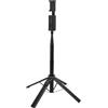 Lazmin112 Selfie Stick Quadripode Da 1,5 m, Tracciamento Intelligente Ai, Ruotabile a 360°, Quattro Comandi Gestuali, Con Telecomando Bluetooth, Selfie Stick Estensibile, Per Viaggi