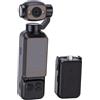 Fockety Telecamera POV Portatile, Obiettivo Ruotabile a 180°, Video 4K | Struttura in ABS, schermo HD da 1,97 pollici, batteria da 6 ore, foto da 64 MP, vloggin di viaggio, action camera, nera
