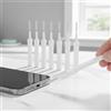 Generic Kit di pulizia per iPhone, Android e tablet, 10 pezzi, include mini spazzole per la pulizia della porta di ricarica per altoparlanti, obiettivo fotocamera e cuffie (10)